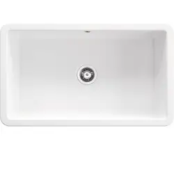 LUMI zlewozmywak ceramiczny 1-komorowy  81 x 48 x 25,4 cm  biały